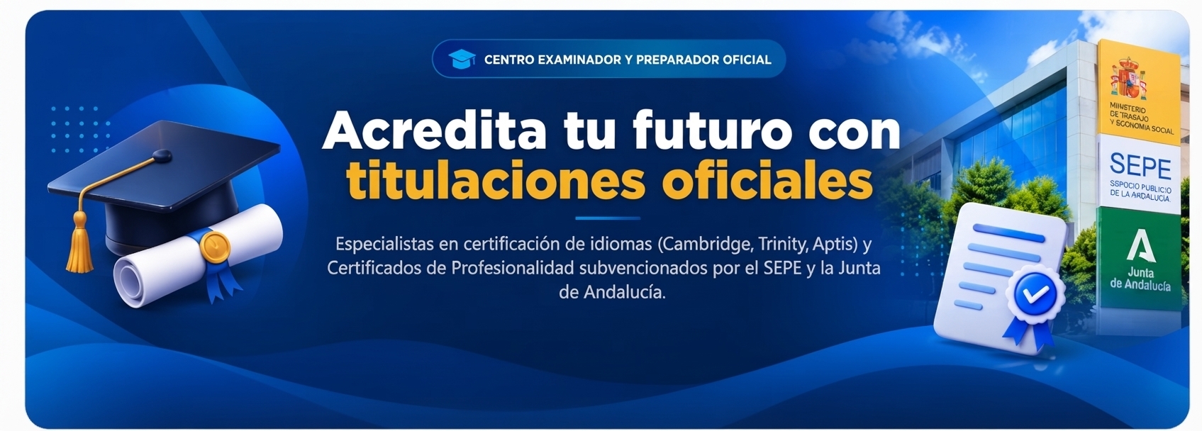 Acredita tu futuro con titulaciones oficiales